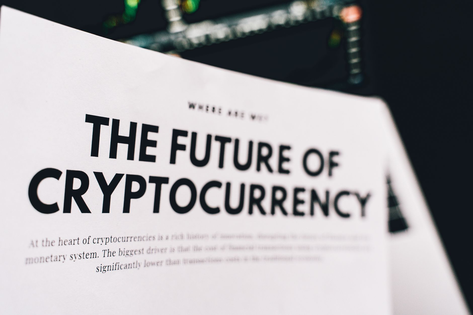 a paper with a title the future of cryptocurrency