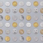 gold and silver cryptocurrency coins